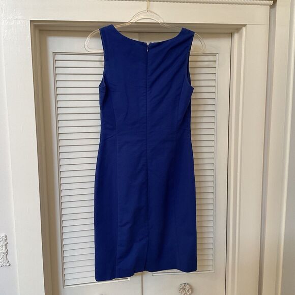 Banana Republic Royal Blue Sheath Dress Size 2 - Picture 7 of 12